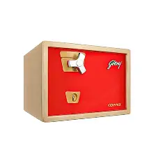 Godrej Premium Coffer V1 Red Home Locker Safe Locker (Key Lock)