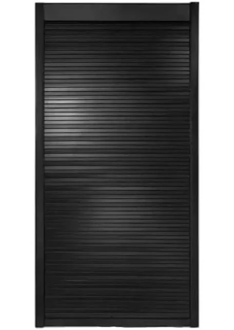 Pvc Rolling shutter black 600mm  modular kitchen
