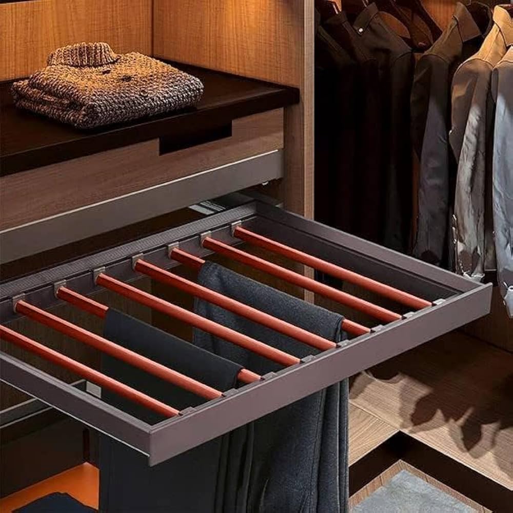 Trouser rack mocha 600mm